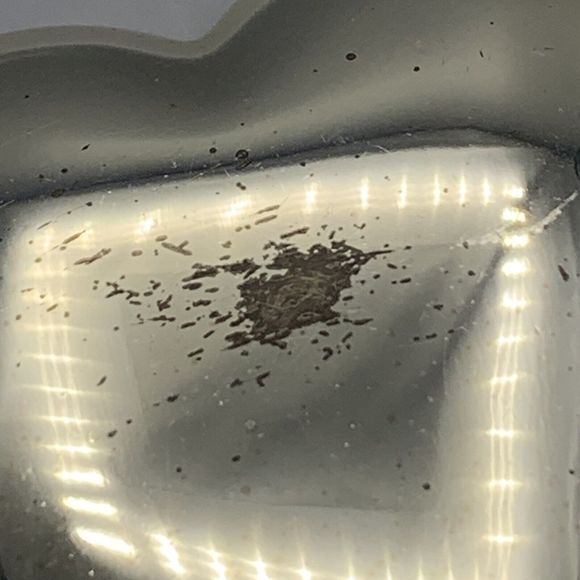 Vtg Silver Plated Heart Trinket Box Red Fabric Interior Jewely Box Vanity Japan - Picture 3 of 10